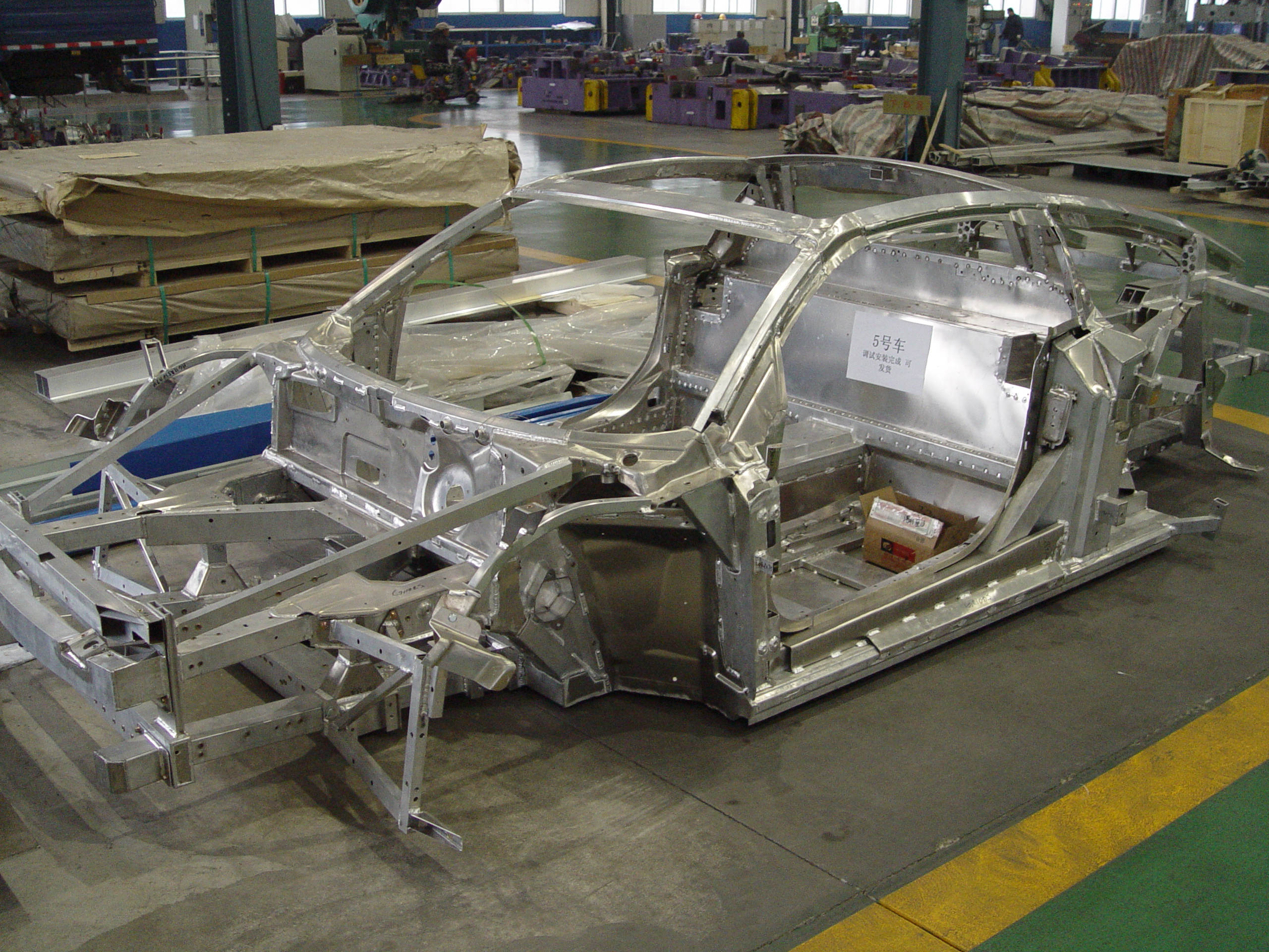 新能源電動鋁汽車整體框架